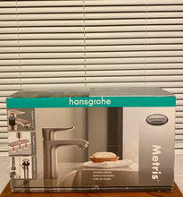 Load image into Gallery viewer, NEW Hansgrohe Metris Modern Easy Install 1 Handle Batroon Sink Faucet Brushed Nickel