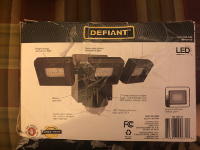 Defiant Dusk-to-dawn Motion Security 180 Degree Wide