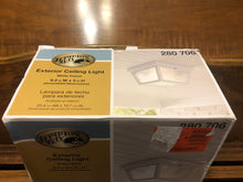 Load image into Gallery viewer, Brand new Hampton Bay 280-706 Glossy White 2-Light Outdoor Flush Mount