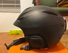 Load image into Gallery viewer, Pre-owned Spy Sender Snow Helmet with MIPS Brain Protection Matte Black Size SMALL comes with the box