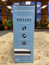 Load image into Gallery viewer, NEW Stearns &amp; Foster Memory Foam Pillow Cool Touch Washable Cover Jumbo/Queen