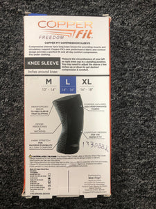 Copper Fit Recovery Infused Compression Knee Sleeve L 1-Pack