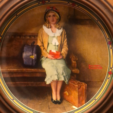 Load image into Gallery viewer, Edwin M Knowles Norman Rockwell Collector Plate &quot;A Young Girls Dream&quot;