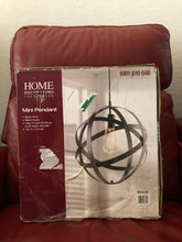 Load image into Gallery viewer, New Home Decorators Collection 1-Light Black Mini Pendant
