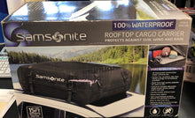 Load image into Gallery viewer, New Samsonite Car Rooftop Cargo Carrier 100% Waterproof 15 Cubic Ft Easily Installs