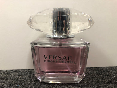 95% full Versace Bright Crystal by Versace EDT Perfume for Women 3.0 oz