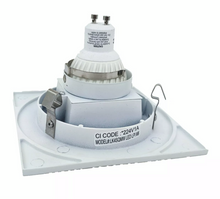 Load image into Gallery viewer, New O/B Lithonia Lighting 4&quot; White Recessed Square Dimmable LED Lighting Kit