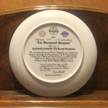 Load image into Gallery viewer, Norman Rockwell The Unexpected Proposal plate 1986 Edwin Knowles Collection