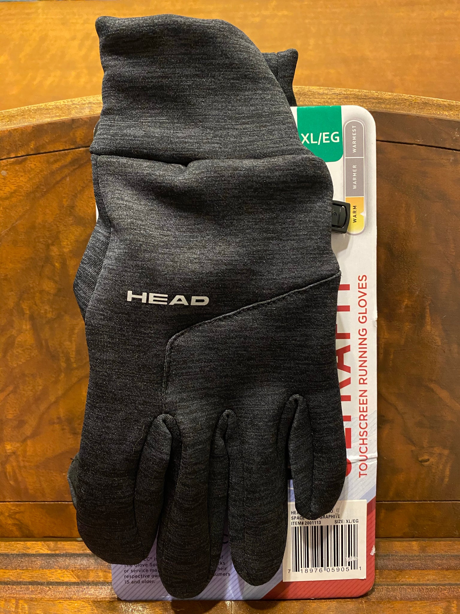 HEAD Men's Ultrafit Touchscreen Running Gloves