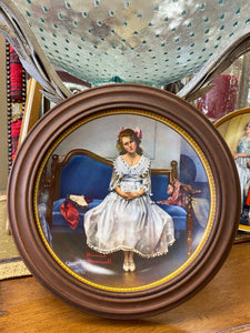 Norman Rockwell Collector's Plate "Waiting At the Dance"