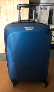 New other Ricardo Suitcase luggage hard shell Color blue 19”x20”