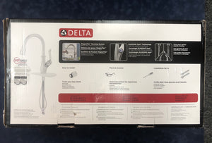 New other Delta Berkley Pull Down Kitchen Faucet Single Handle With Shield Spray