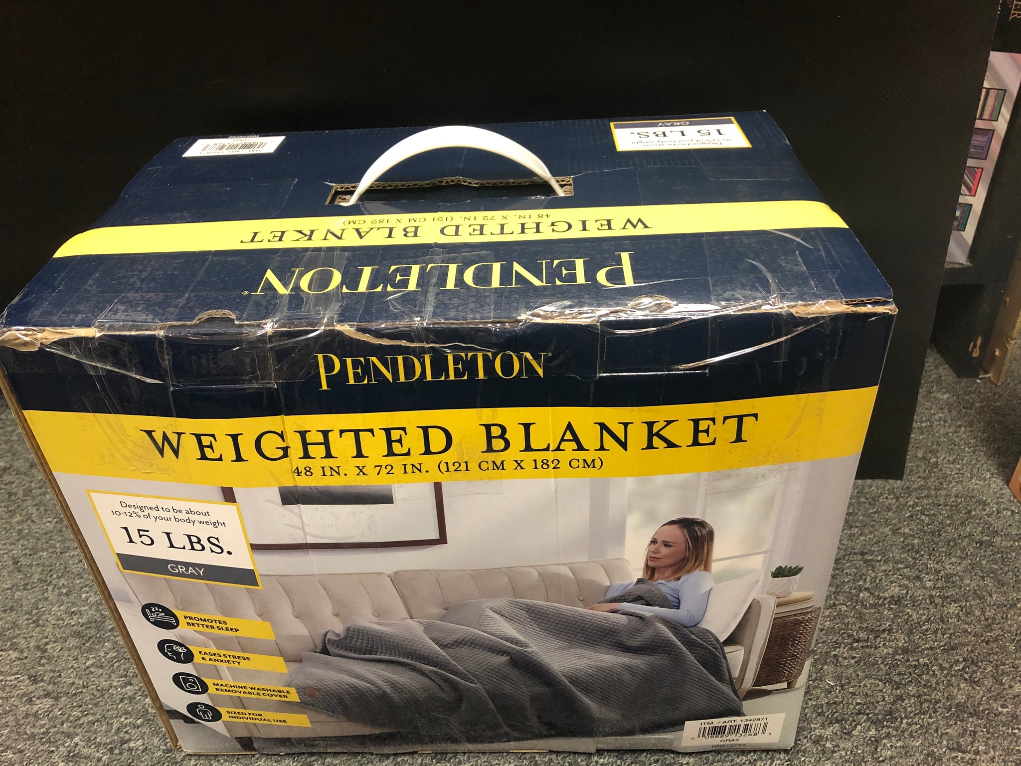 NEW Pendleton Weighted Blanket 48x72 Therapeutic 400TC Cotton