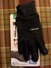 Load image into Gallery viewer, NEW HEAD Gloves Men’s Ultra-fit Touchscreen Fleece Running Gloves XL GREY