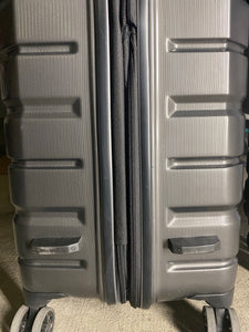 Pre owned Samsonite Tech 2.0 Hardside Expandable Luggage with Spinner Wheels, 2-Piece Set (21/27), Dark Grey