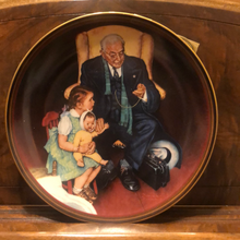 Load image into Gallery viewer, Norman Rockwell “Tender Loving Care” Collector Plate 1988 Edwin M Knowles