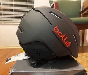 New open box Bolle Snowboard or Ski Helmet size Small head size 53cm-55cm 20.9in-21.7in