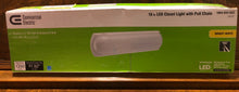 Load image into Gallery viewer, New Commercial Electric 18 in. White Integrated LED Closet Strip Light w/ Pull Chain