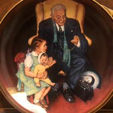 Load image into Gallery viewer, Norman Rockwell “Tender Loving Care” Collector Plate 1988 Edwin M Knowles