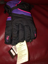 Load image into Gallery viewer, New Head Junior Ski Glove Black/Purple/Pink Size XL Made with DuPont Sorona