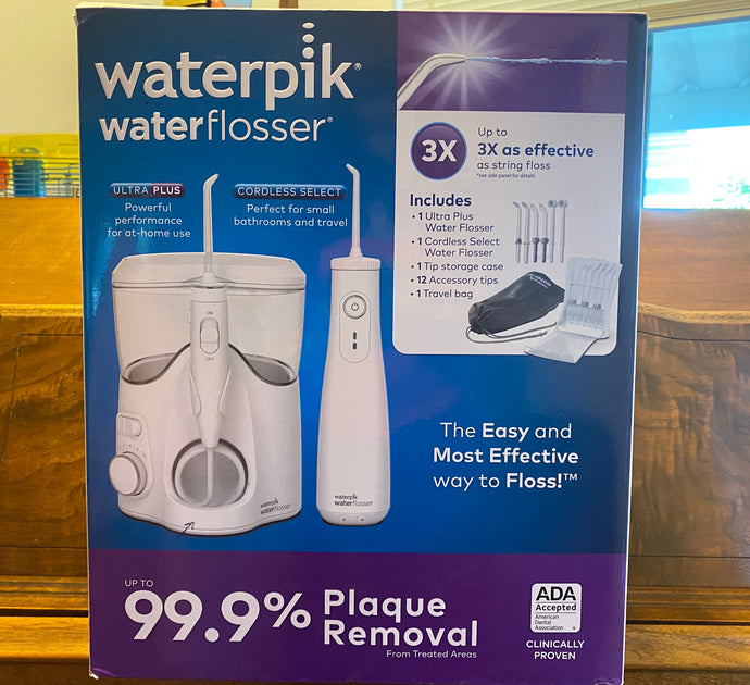 Waterpik Ultra Plus and Water Flosser - White New