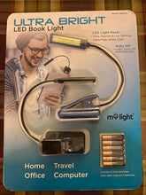 Load image into Gallery viewer, ULTRA BRIGHT LED BOOK LIGHTS 2-PACK MY LIGHT ULTRA, REGULAR &amp; LOW SETTINGS NEW!