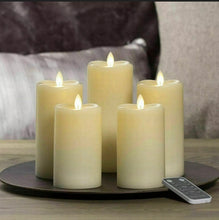 Load image into Gallery viewer, New Sterno Home LED Moving Flame Candle with Remote, 5 piece set