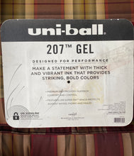 Load image into Gallery viewer, New Open Box Uni-Ball 207 Vibrant Gel 12 Pens each  Medium 0.7mm 9 Black 3 Blue