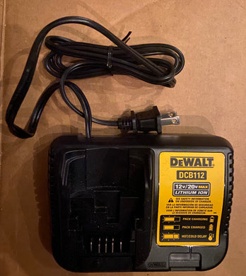 New Open Box Dewalt DCB112 12V-20V MAX Lithium Battery Charger