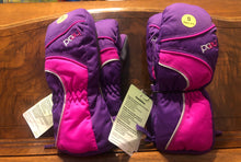 Load image into Gallery viewer, New 2 Pairs Head Junior Hybrid Mittens Ages 4-6 Small Purple/Pink