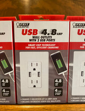 Load image into Gallery viewer, Brand New 4-Pack Feit Electric Wall Outlets with 2 USB Ports