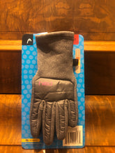 Load image into Gallery viewer, New HEAD Junior Hybrid Touchscreen Gloves LT striped Gray Heather Pink Medium Ages 6-10 Grey
