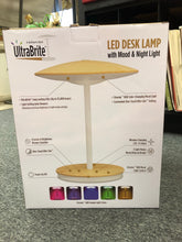 Load image into Gallery viewer, Ultrabrite LED Desk Lamp with Mood and Night Light Wireless Charging