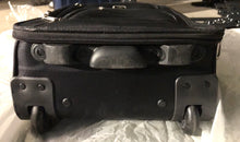 Load image into Gallery viewer, Pre-owned great condition High Sierra Underseat Carry On Under Seat Rolling Luggage Black 16” x 12”