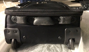 Pre-owned great condition High Sierra Underseat Carry On Under Seat Rolling Luggage Black 16” x 12”