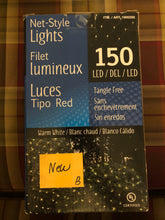 Load image into Gallery viewer, Net-Style Lights 150 LED Warm White Tangle Free