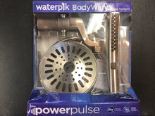 Load image into Gallery viewer, New open box  Waterpik Body Wand Spa Shower Head System with Anywhere Bracket Chrome