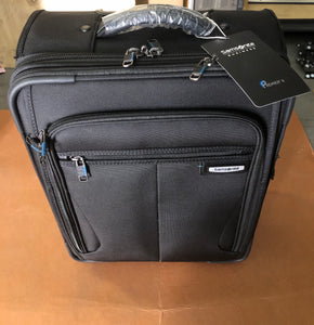 Brand new Samsonite business carry-on suitcase luggage Black 17”x13”