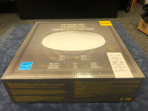 Led ceiling light with motion sensor and remote