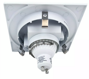 New O/B Lithonia Lighting 4" White Recessed Square Dimmable LED Lighting Kit