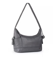 Load image into Gallery viewer, The Sak Kendra Hobo Genuine Leather Purse Shoulder Bag gray color