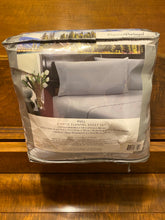 Load image into Gallery viewer, New Flannel from Portugal 4 Piece Full Flannel Sheet Set - Silver/Gray