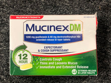 Load image into Gallery viewer, Mucinex DM Expectorant &amp; Cough Suppressant Maximum Strength