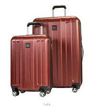 Load image into Gallery viewer, Brand New 30” Skyway Whittier 2 Pieces Spinner Hardside Travel Suitcase Luggage, Red