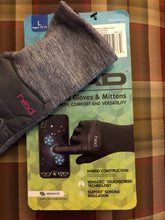 Load image into Gallery viewer, New Head Junior Hybrid Gloves SENSATEC Touchscreen Size Large ages 10-14 warmer