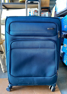 Pre owned Samsonite Epsilon NXT 2-piece Softside Spinner Luggage Set 27”& 20” Blue