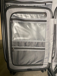 Pre owned Samsonite Tech 2.0 Hardside Expandable Luggage with Spinner Wheels, 2-Piece Set (21/27), Dark Grey