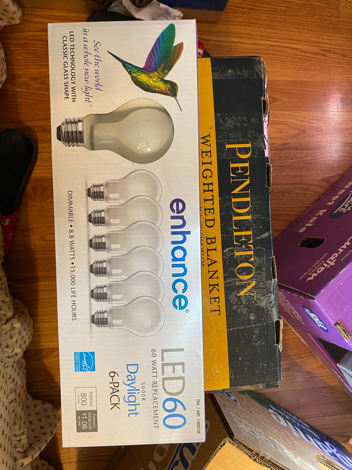 Feit Electric Enhance 60 Watt LED Daylight Dimmable Bulbs 6 Pack