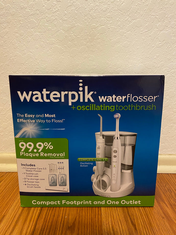 NEW SEALED Waterpik Complete Care 5.5 Water Flosser & Oscillating Toothbrush