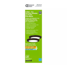 Load image into Gallery viewer, New Commercial Electric 13" Oil Rubbed Bronze, Color Changing LED Flush Mount 2-Pack